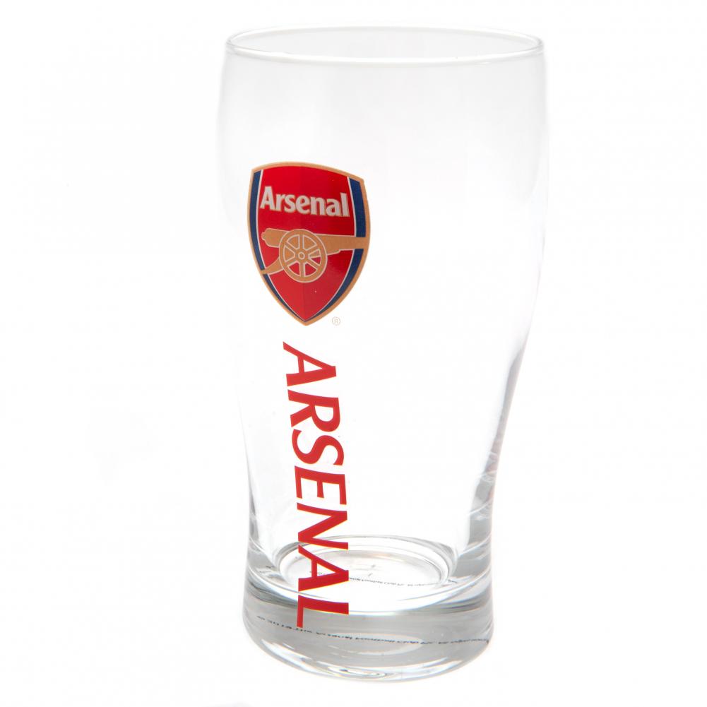 Arsenal FC Tulip Pint Glass - Shop Glassware At Gift Moments - 3