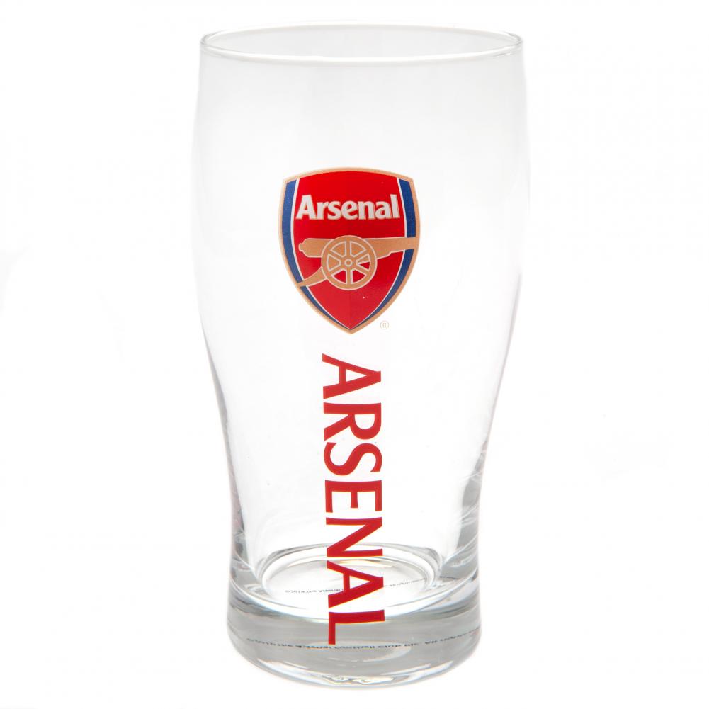 Arsenal FC Tulip Pint Glass - Shop Glassware At Gift Moments - 2