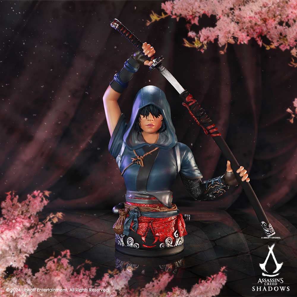 Assassins Creed Shadows Detailed Naoe Bust - Shop Figures & Collectables At Gift Moments - 1