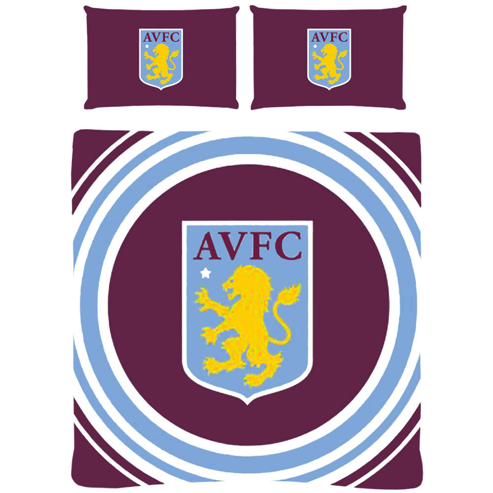 Aston Villa FC Pulse Double Duvet Set: 1 - Bedroom By Aston Villa