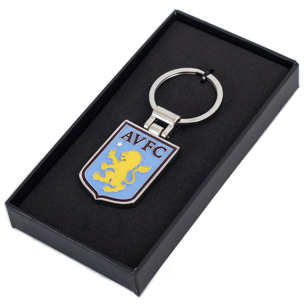 Aston Villa FC Boxed Crest Keyring: 3 - Keyrings By Aston Villa