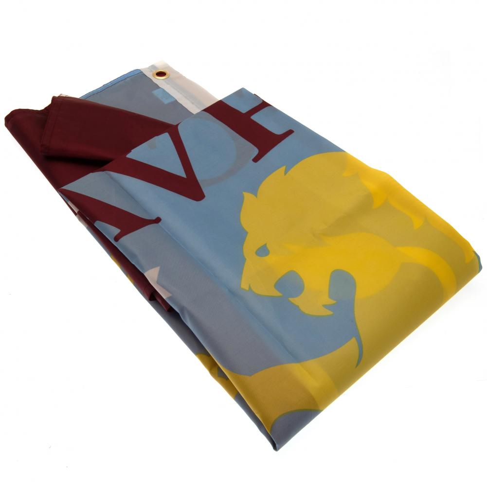 Aston Villa FC Wordmark Flag: 3 - Flags & Banners By Aston Villa