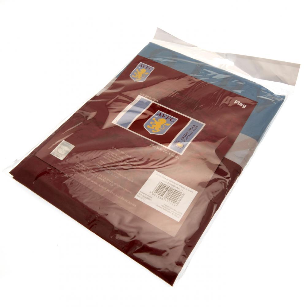 Aston Villa FC Wordmark Flag: 4 - Flags & Banners By Aston Villa