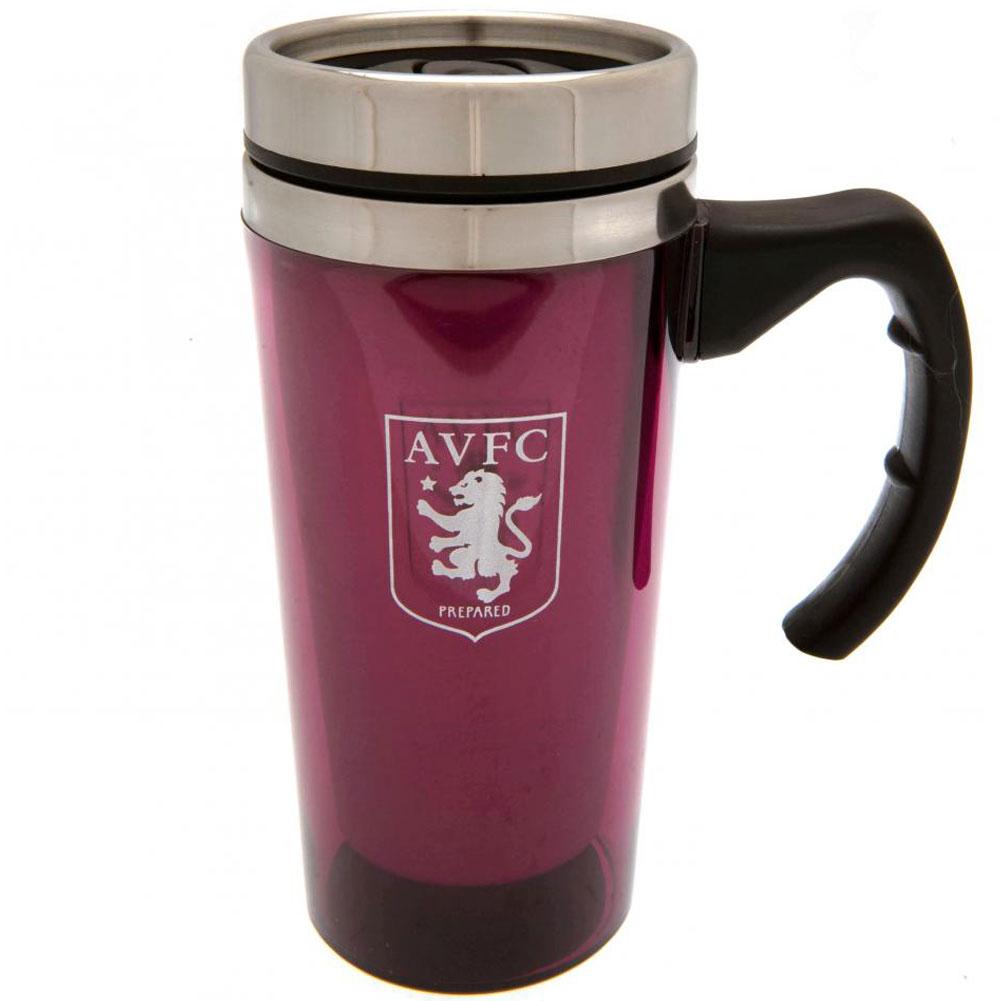 Aston Villa FC Handled Travel Mug: 1 - Mugs By Aston Villa