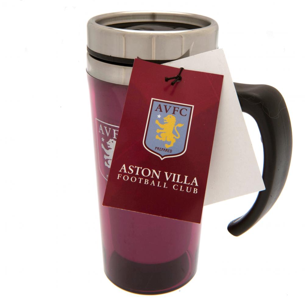 Aston Villa FC Handled Travel Mug: 3 - Mugs By Aston Villa
