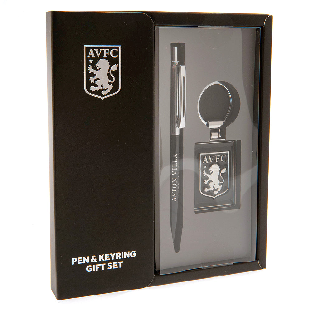 Aston Villa FC Pen & Keyring Set: 1 - Keyrings By Aston Villa