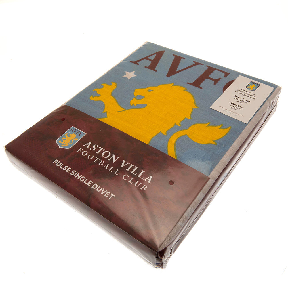 Aston Villa FC Pulse Single Duvet Set: 3 - Bedroom By Aston Villa