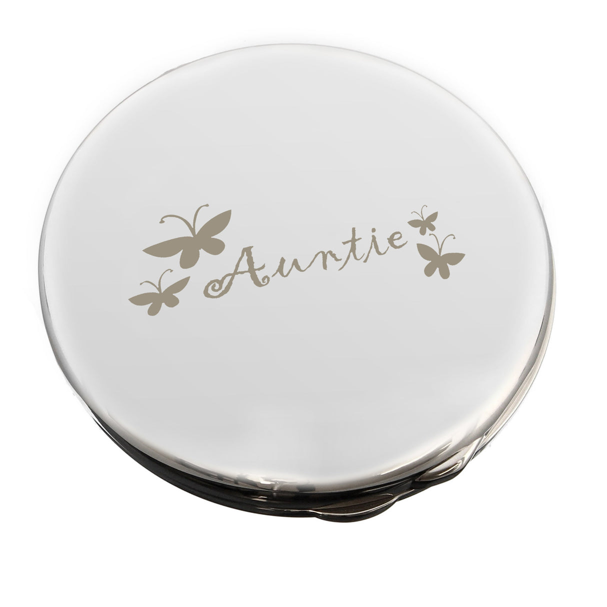 Auntie Round Compact Mirror - Shop Compact Mirrors At Gift Moments - 2