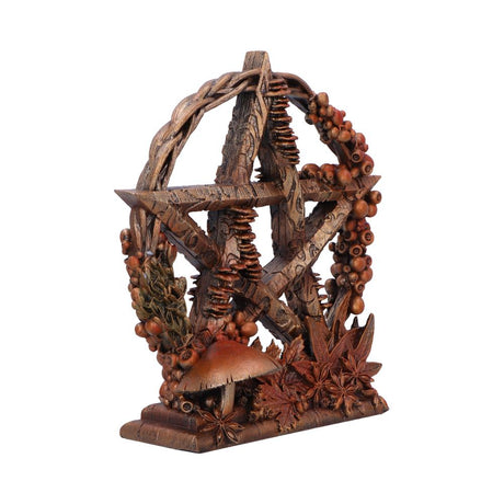 Autmnal Floral Decorative Pentagram Ornament: 5 - Figures & Collectables By NN Designs