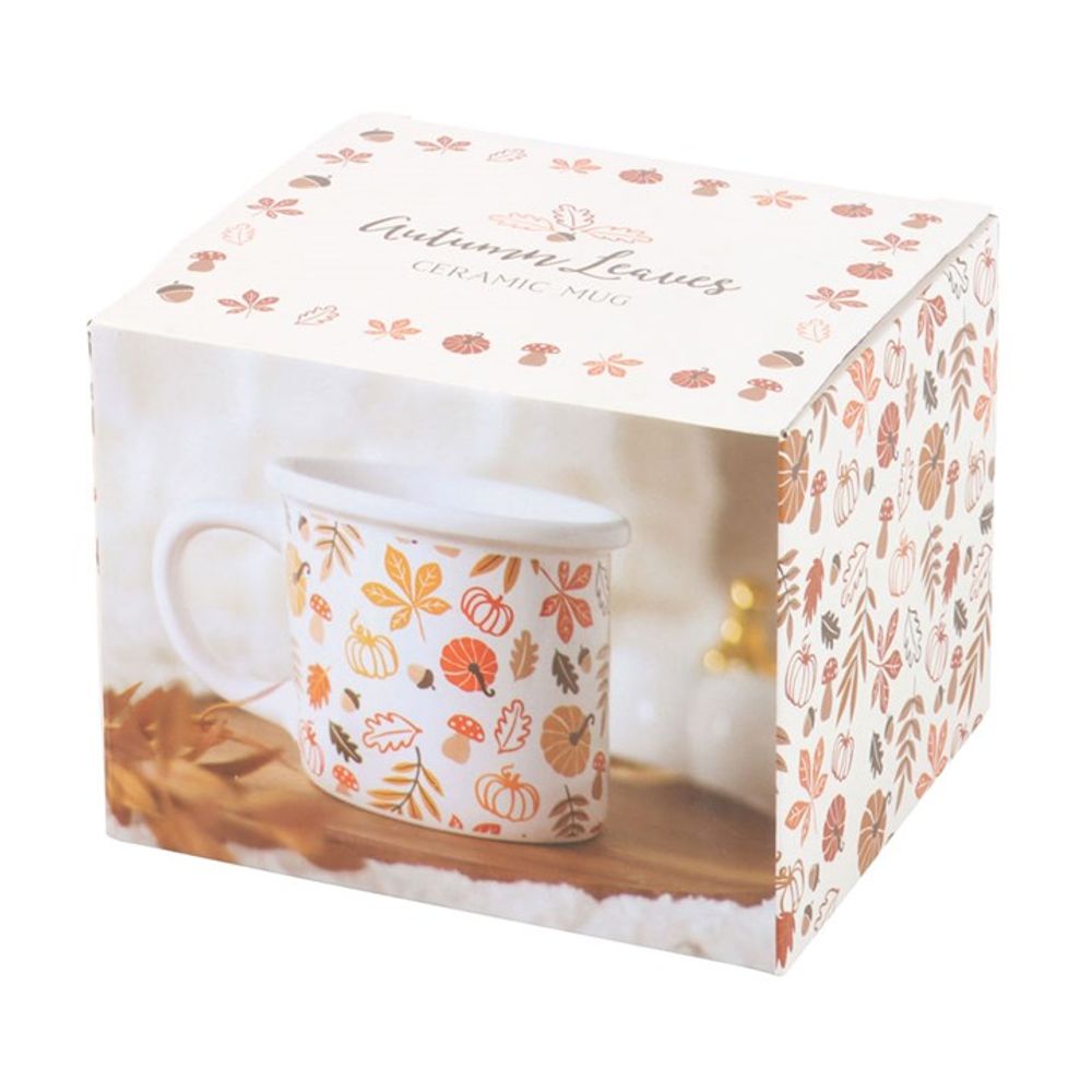 Autumn Leaves and Pumpkins Mug: 5 - Mugs By Gift Moments