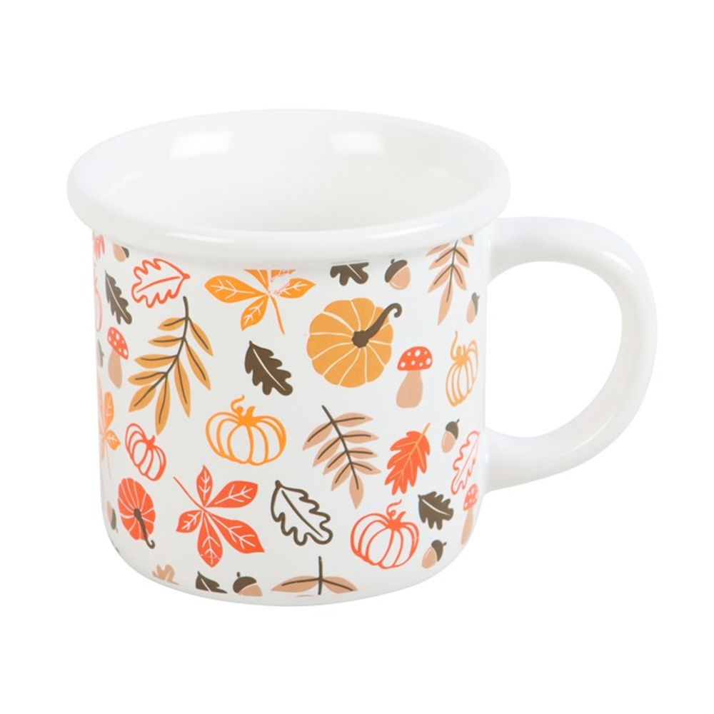 Autumn Leaves and Pumpkins Mug: 4 - Mugs By Gift Moments