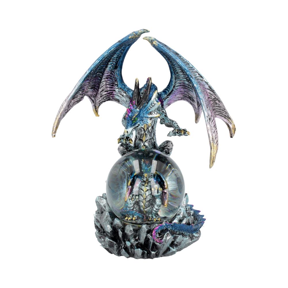 Azul Oracle Blue Dragon Fortune Seer Figurine 19cm: 2 - Snow Globes By Gift Moments