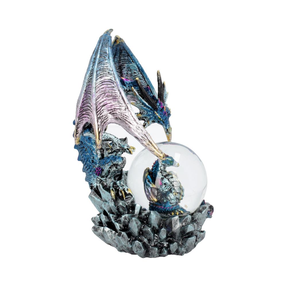 Azul Oracle Blue Dragon Fortune Seer Figurine 19cm: 5 - Snow Globes By Gift Moments