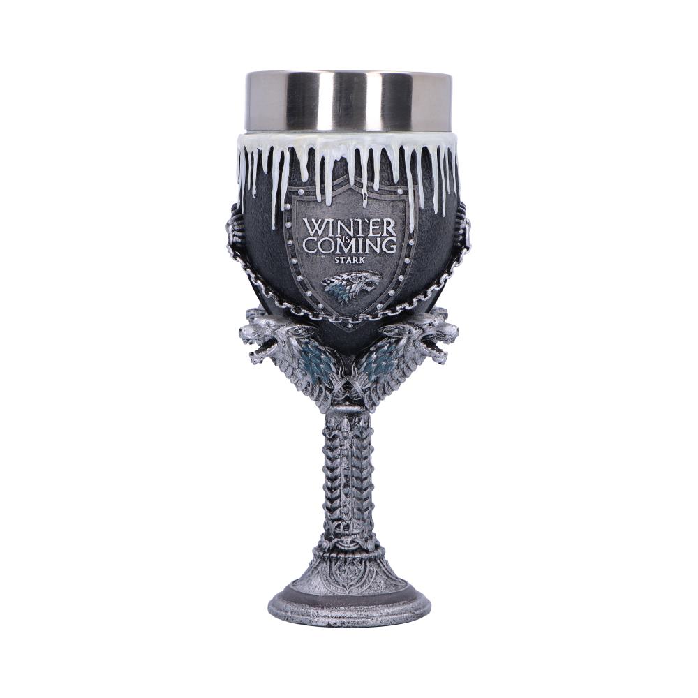Game of Thrones House Stark Goblet Wine Glass 17.5cm - Shop Goblets & Chalices At Gift Moments - 2