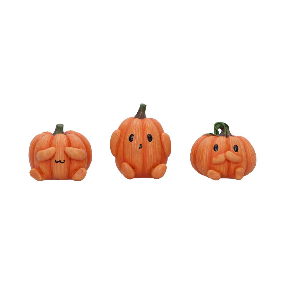 Three Wise Pumpkin Collectible Figurines 8cm