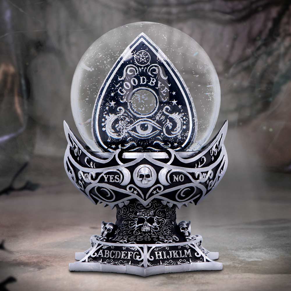 Gothic Spirit Board Snow Globe 16cm