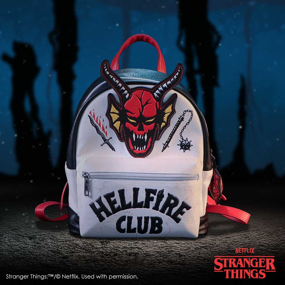 Stranger Things Hellfire Club Backpack 28cm - Shop Bags At Gift Moments - 1