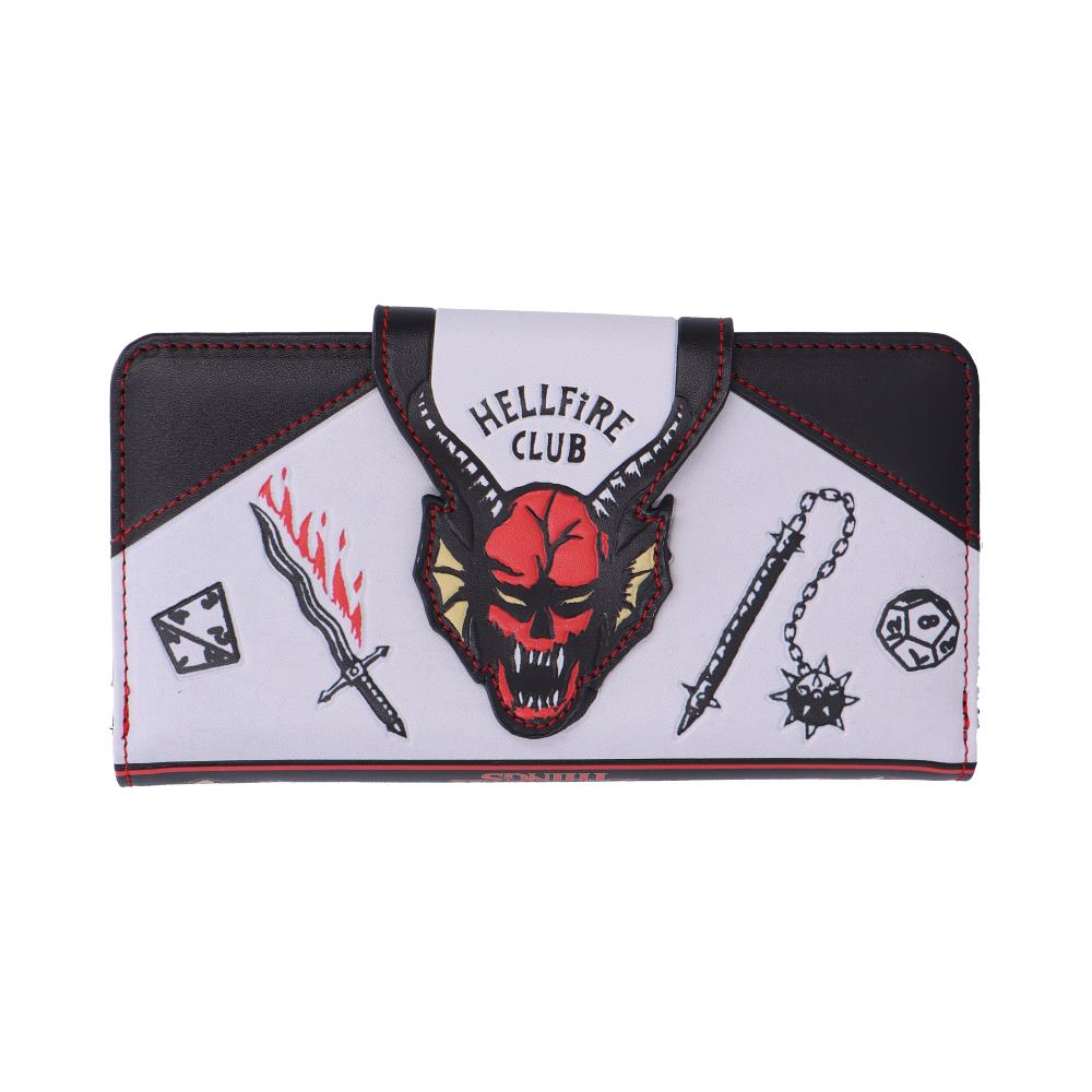Stranger Things Hellfire Club Embossed Purse 10.5cm - Shop Bags & Purses At Gift Moments - 2