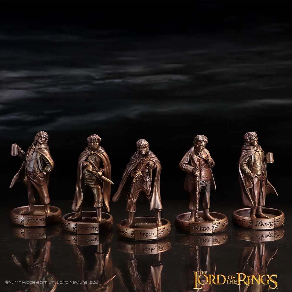 The Lord of the Rings: The Hobbits of the Shire Figurine Set 7.2cm - Shop Figurines Small (Under 15cm) At Gift Moments