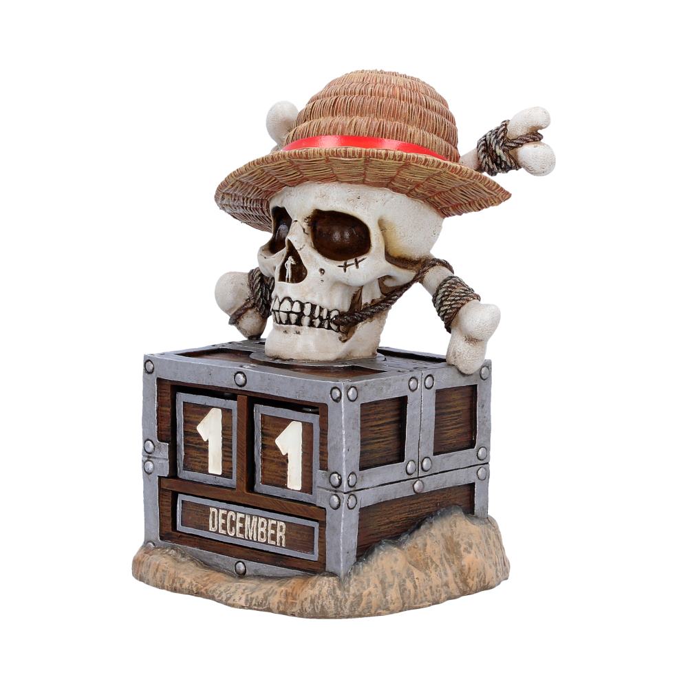 One Piece Luffy Jolly Roger Perpetual Calendar 15.8cm - Shop Calendars At Gift Moments - 3
