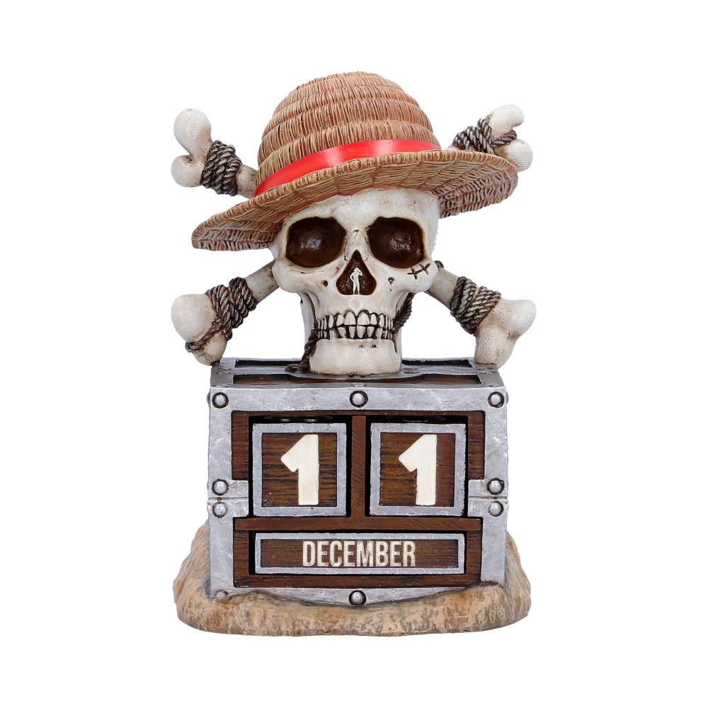 One Piece Luffy Jolly Roger Perpetual Calendar 15.8cm - Shop Calendars At Gift Moments - 2