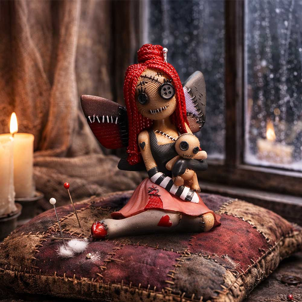 The Stitchlings Poppy Thread Voodoo Figurine 10.5cm - Shop Figurines Small (Under 15cm) At Gift Moments - 1