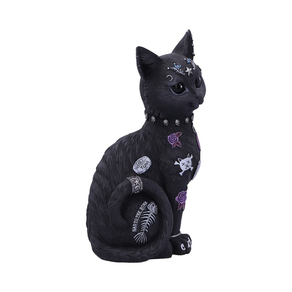 Bad to the Bone Cat Figurine 22cm: 5 - Figures & Collectables By NN Designs