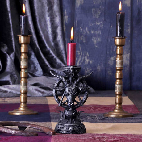 Baphomet Candle Holder 15.5cm: 1 - Candles & Holders By NN Designs