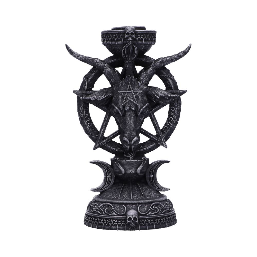Baphomet Candle Holder 15.5cm: 2 - Candles & Holders By NN Designs