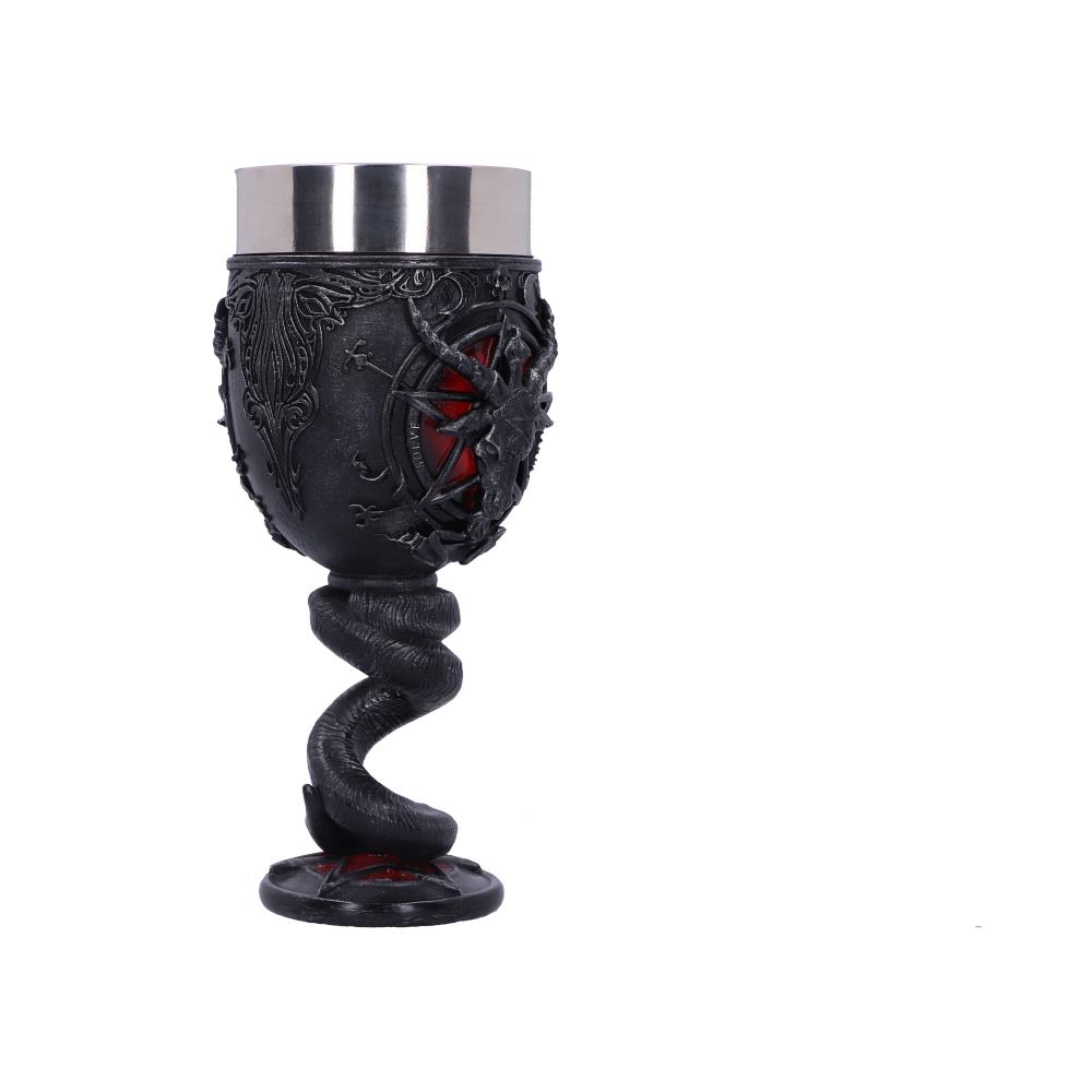 Baphomet Sabbatic Goat Diety Goblet 16cm: 5 - Goblets & Chalices By NN Designs