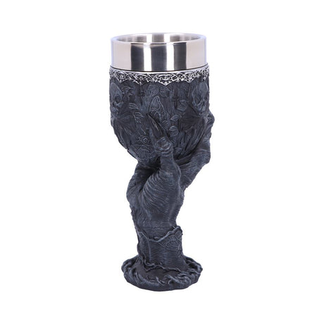 Baphomet’s Grasp Horror Hand Goblet Glass: 5 - Goblets & Chalices By NN Designs