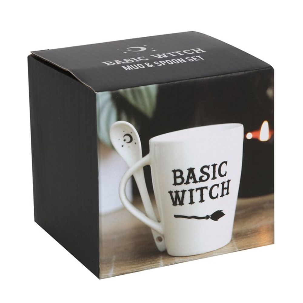 Basic Witch Mug and Spoon Set: 5 - Mugs By Gift Moments