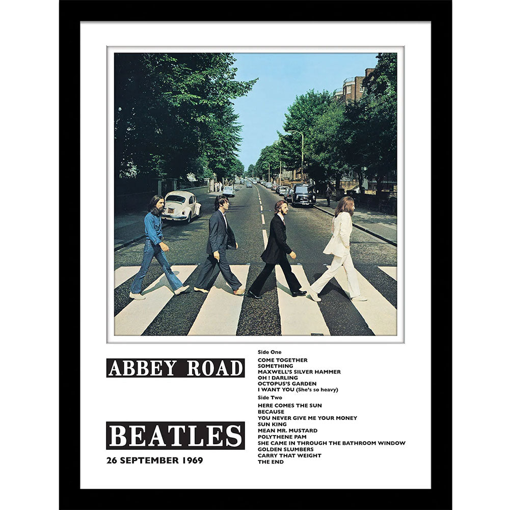 The Beatles Abbey Road Framed Collector Print: 1 - Framed Prints By The Beatles