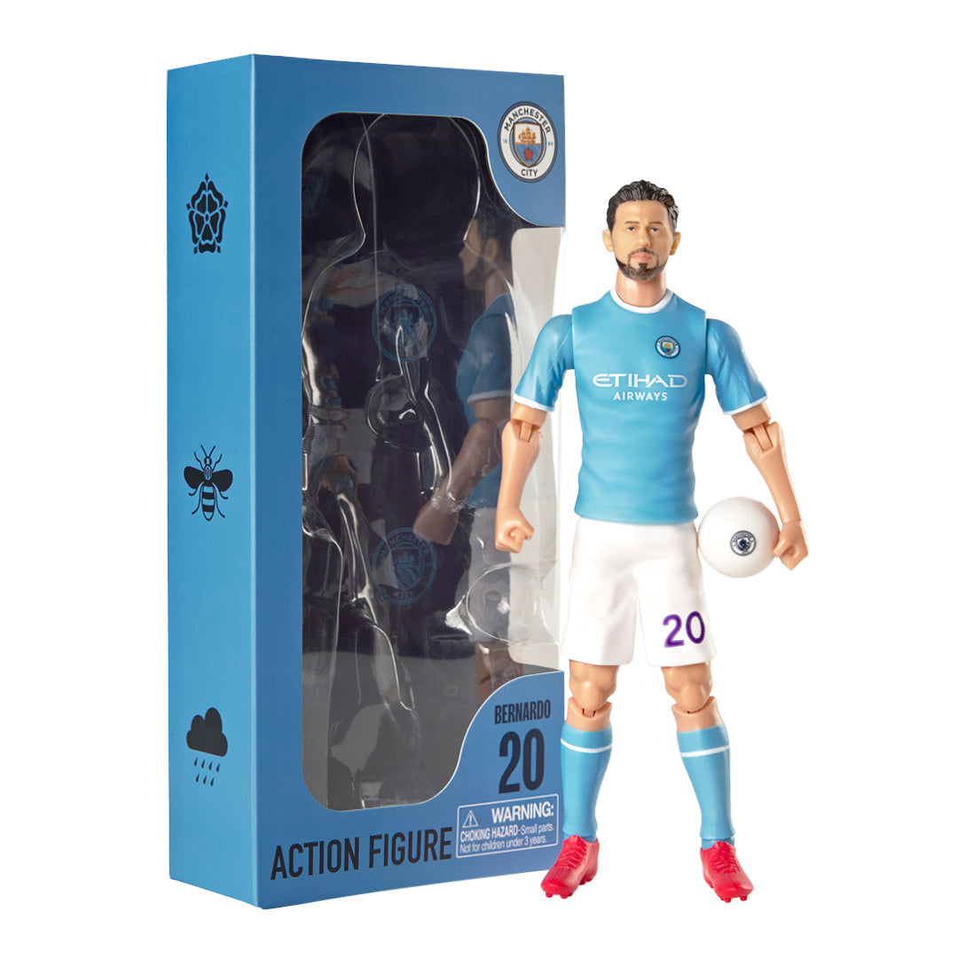 Manchester City FC Bernardo Silva 20cm Action Figure: 7 - Figures & Collectables By Manchester City