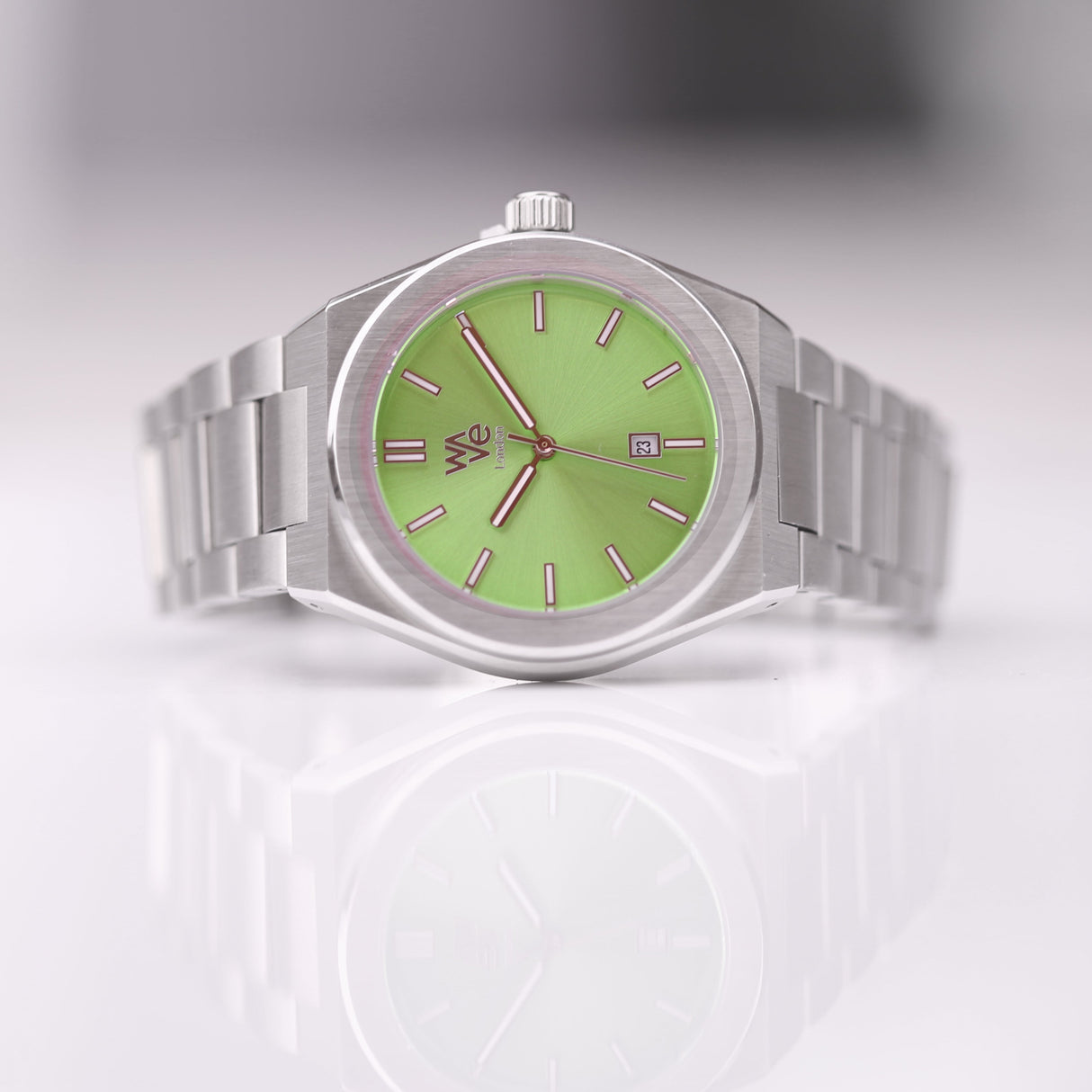 Bespoke Architect Wave Watch in Lime Surge: 3 - Watches By Architect Watches