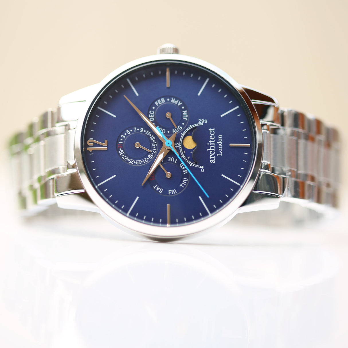 Bespoke Men’s Architect Apollo Watch Blue: 2 - Watches By Architect Watches