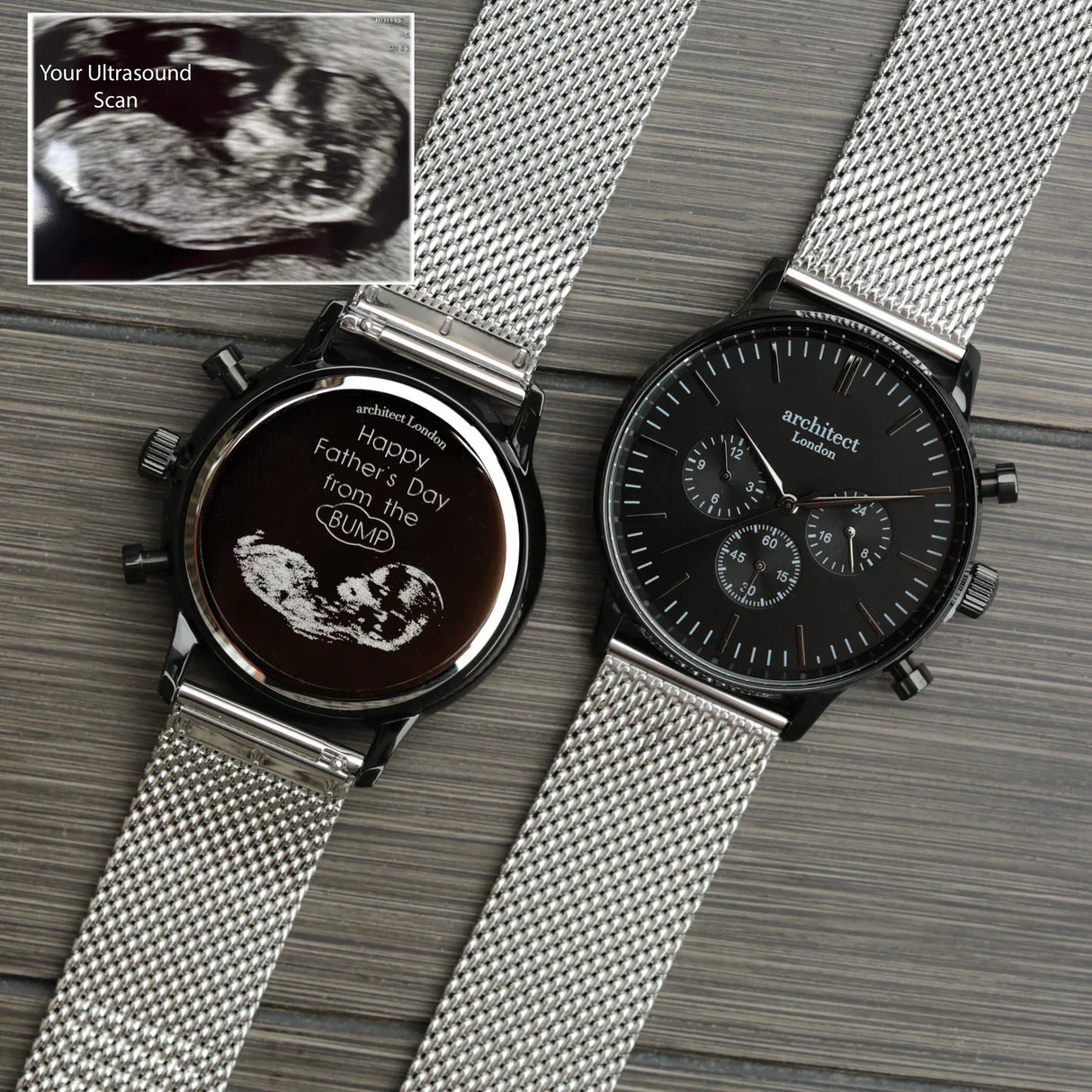 Bespoke Men’s Architect Motivator Silver Mesh: 4 - Watches By Architect Watches