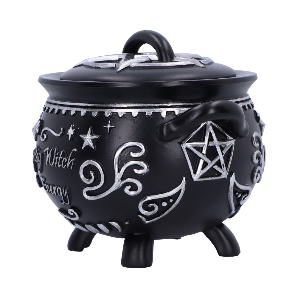 Big Witch Energy Cauldron Box 15.4cm: 3 Boxes By Gift Moments