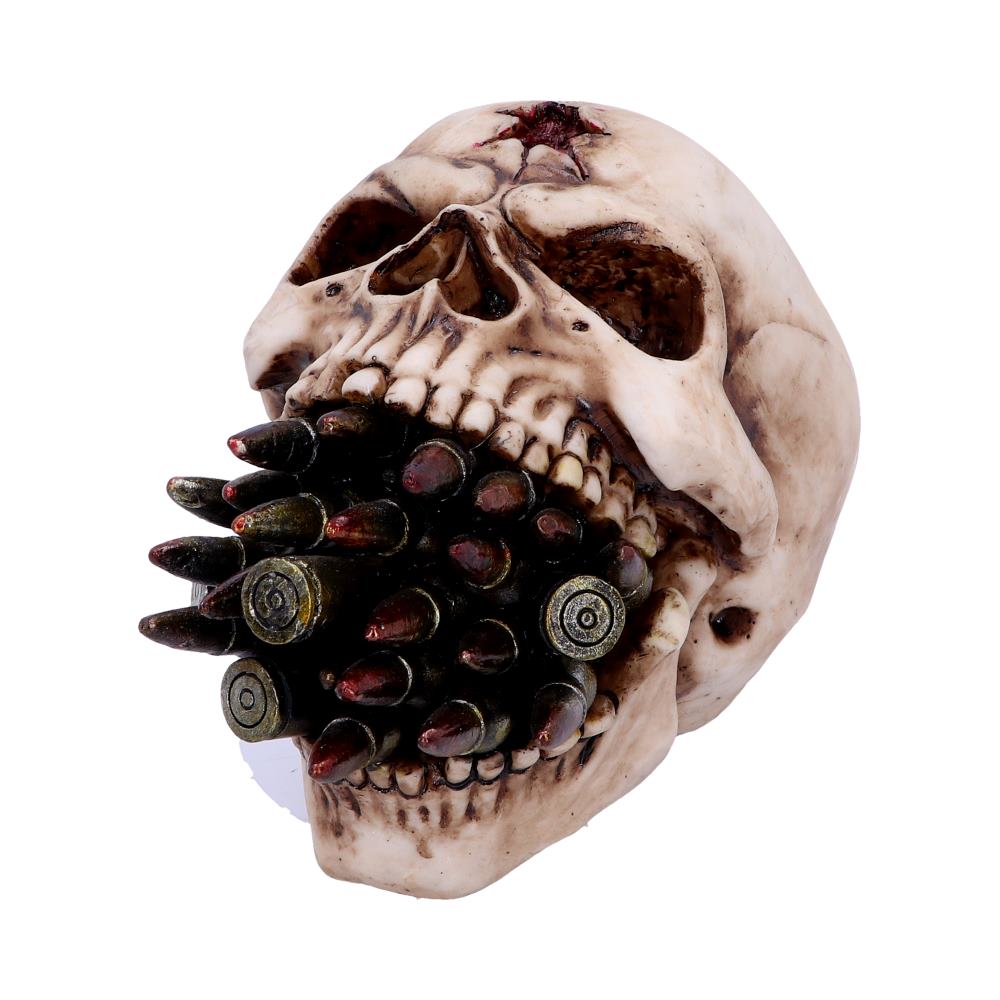 Bite the Bullet Skull Ornament: 3 - Figures & Collectables By Gift Moments