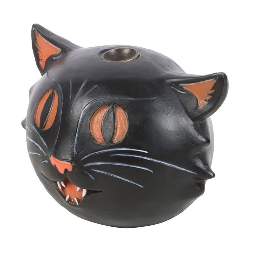 Black Cat Backflow Incense Burner: 4 - Incense Holders By Gift Moments