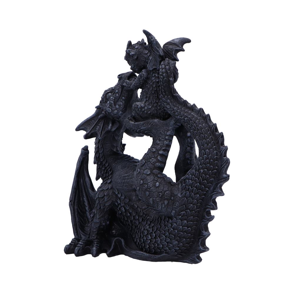 Black Drakaina and Dragonling Figurine: 3 - Figures & Collectables By Gift Moments