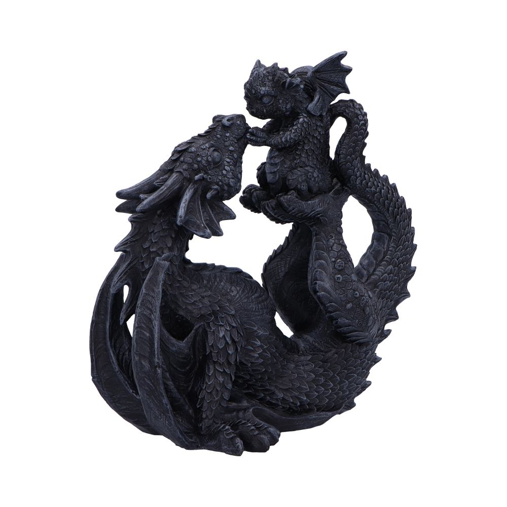 Black Drakaina and Dragonling Figurine: 5 - Figures & Collectables By Gift Moments