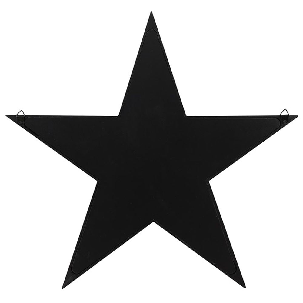 Black Framed Pentagram Mirror: 2 - By Gift Moments