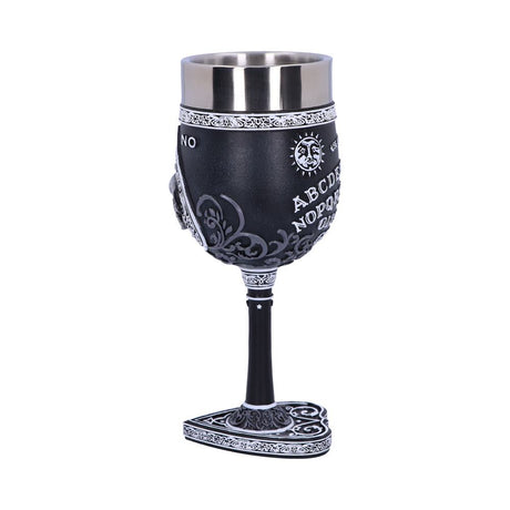 Black and White Spirit Board Goblet Glass: 5 - Goblets & Chalices By NN Designs