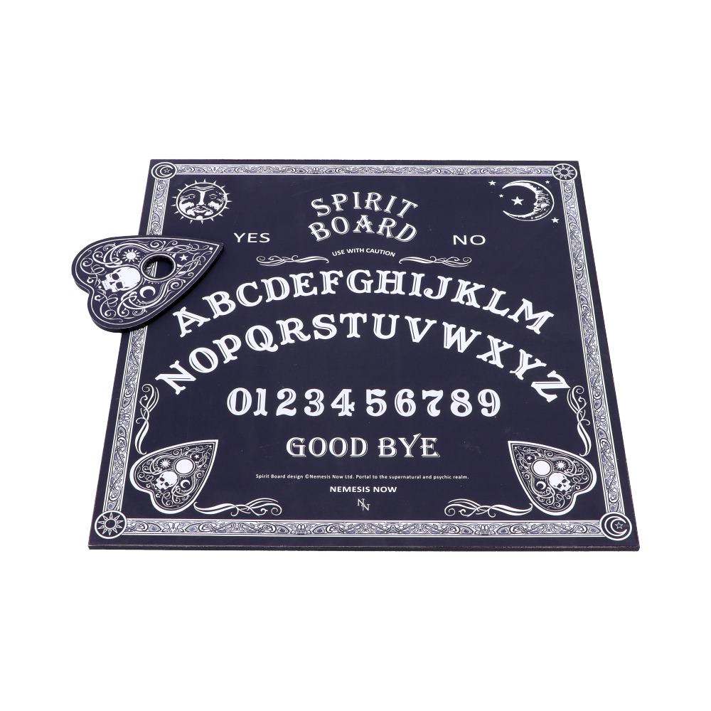 Black and White Spirit Board with Planchette: 2 - Ouija & Spirit Boards By NN Designs