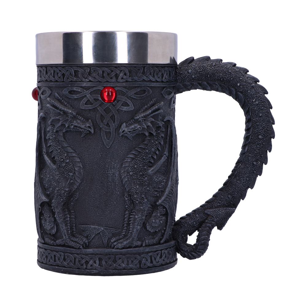 Black Wing Celtic Dragon Tankard Mug: 2 - Tankards By Gift Moments