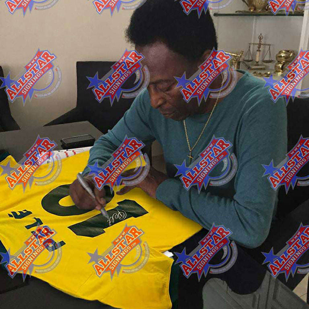 Brasil 1970 Pele Signed Shirt (Framed): 2 - Signed Memorabilia By Brazil