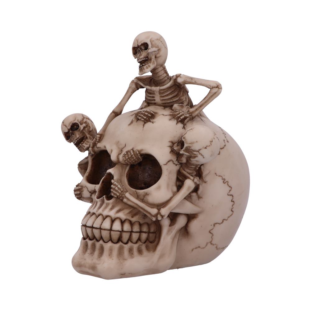 Breaking Free Skeleton Emerging from Skull Ornament 17.7cm: 3 - Figures & Collectables By Gift Moments