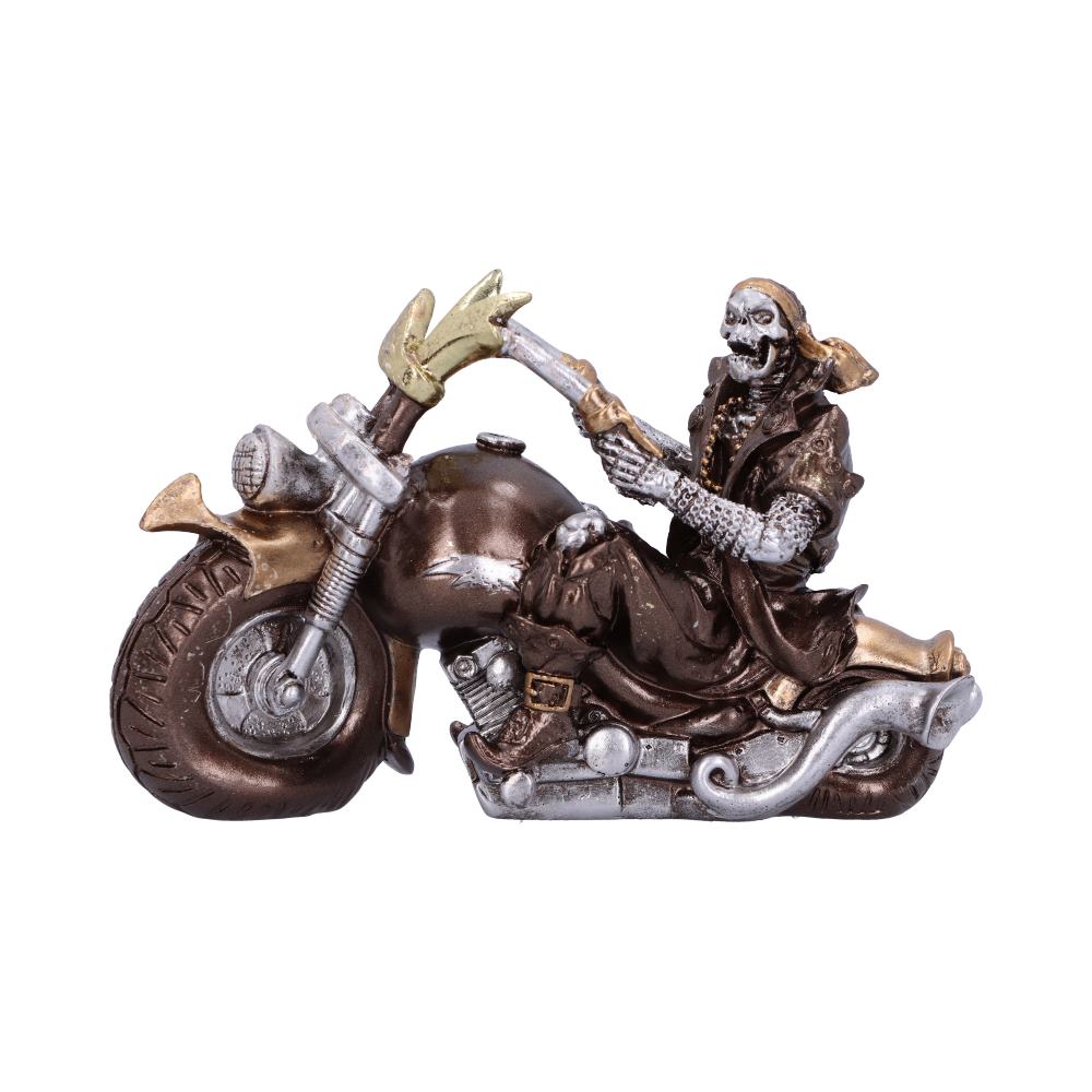 Bronze Full Throttle Motorbike Figurine 17cm: 2 - Figures & Collectables By Gift Moments
