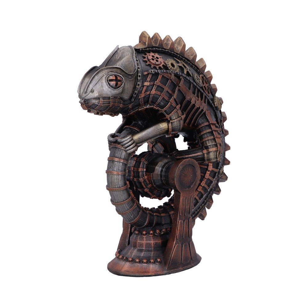 Bronze Mechanical Chameleon Steampunk Lizard Figurine: 5 - Figures & Collectables By Gift Moments